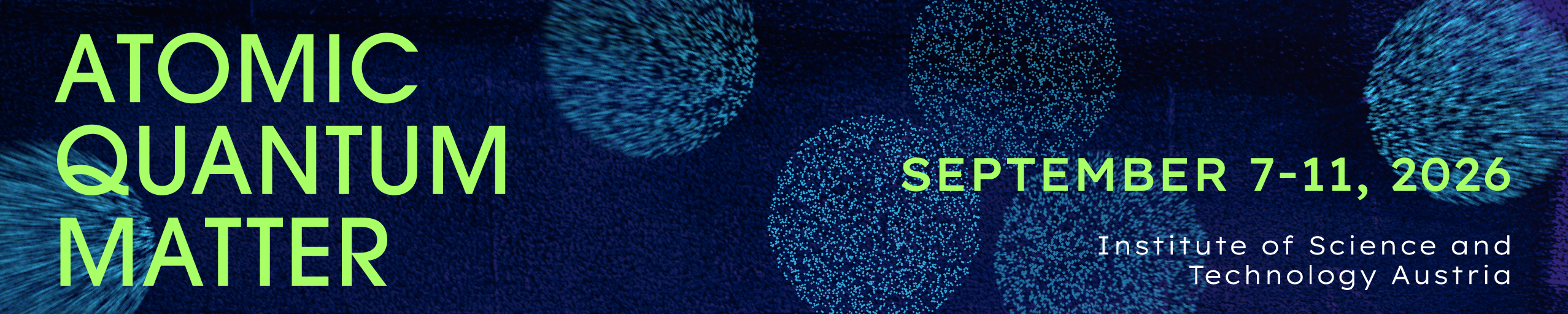 Atomic Quantum Matter 2026